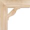 Ekena Millwork Funston Block Smooth Bracket, Douglas Fir, 3 1/2"W x 14"D x 14"H BKT04X14X14FST05SDF - alternate 3